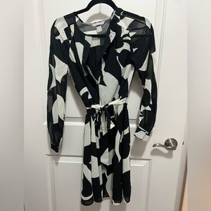 Black and white H&M dress